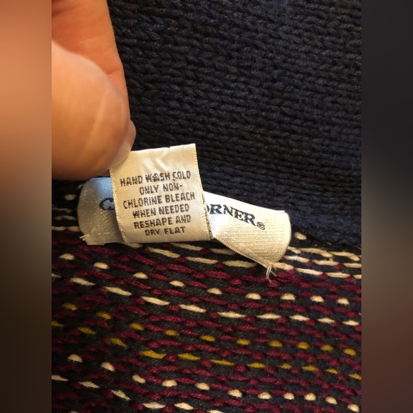 Casual Corner Embroidered Cardigan Floral Women’s Sweater Long Sleeve Size M - Picture 14 of 15